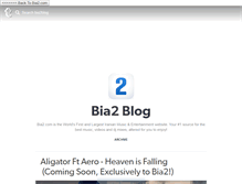 Tablet Screenshot of blog.bia2.com